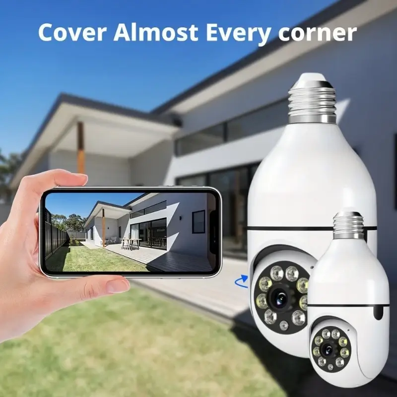 PanoramEye 360° Auto-Tracking Security Bulb Camera